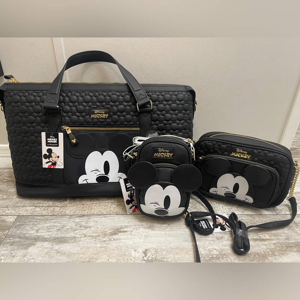 NWT Mickey weekender bag, crossbody and phone crossbody bag